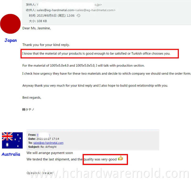 Tungsten Carbide Headless Press Fit Drill Bushing Liners - Type L